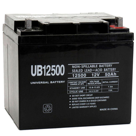 Shop UB12500 12Volt 50AH Sealed Battery for Mobility Scooters | HomeTown Mobility