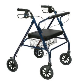 Buy this Drive Medical 4 wheel walker rollator at best price, 300lb capacity, 6 inch casters from HomeTown Mobility