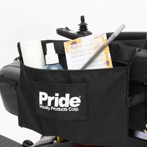 Shop Pride Armrest Saddlebag Large for mobility scooters and power chairs | HomeTown Mobility
