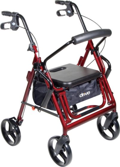 Buy the Drive Duet Rollator /  Transport chair from HomeTown Mobility